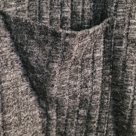 LLR LuLaRoe Sarah Lightweight Cardigan Duster Dark Heather Gray w Pockets L - Picture 4 of 6